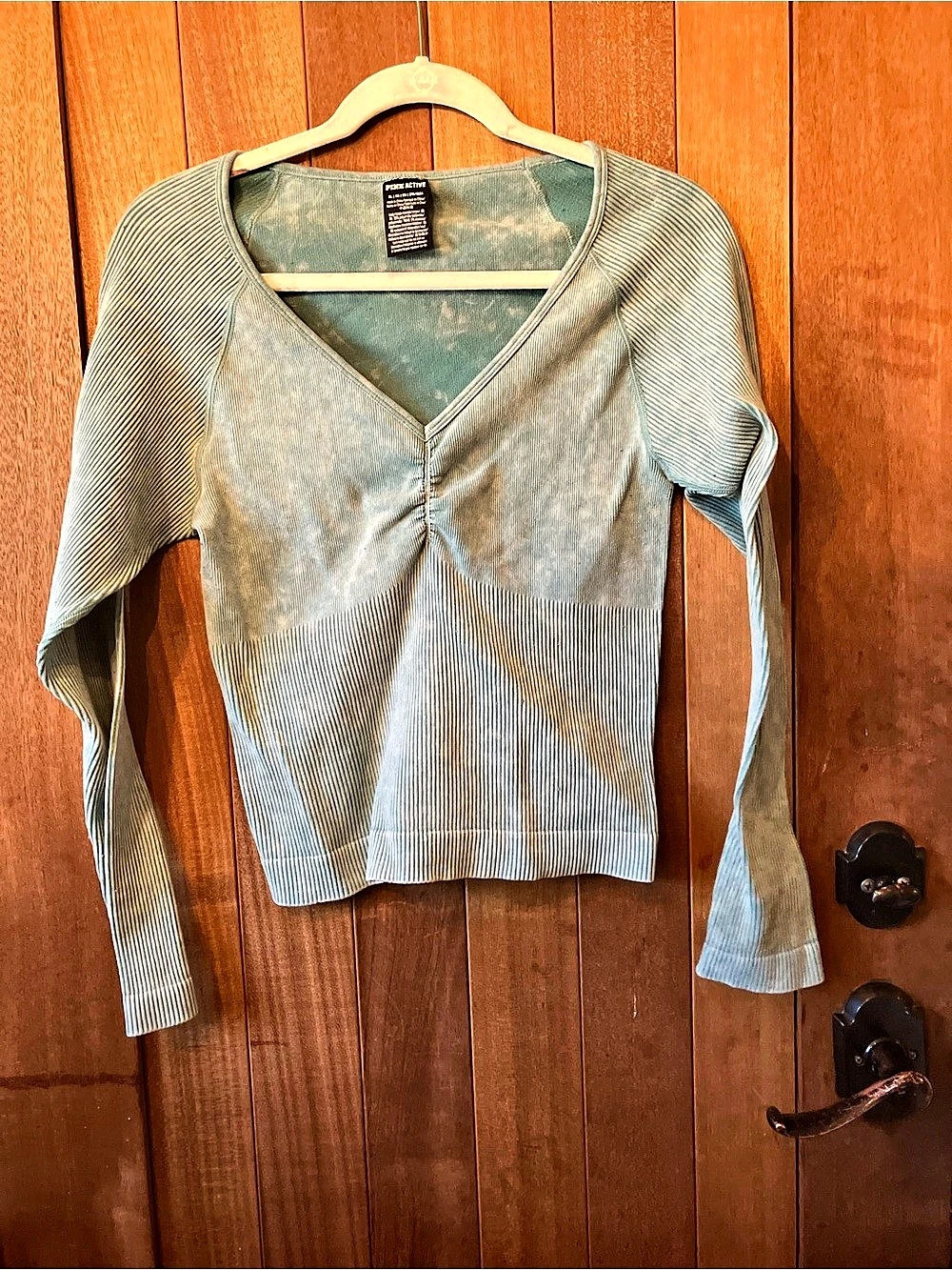 Pink Active Long Sleeve Athletic Top